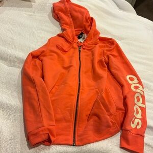 Adidas Small Women’s Hoodies with spots on the sleeves